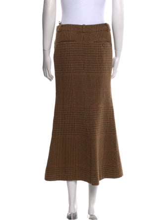 Polo Ralph Lauren Wool Midi Length Skirt