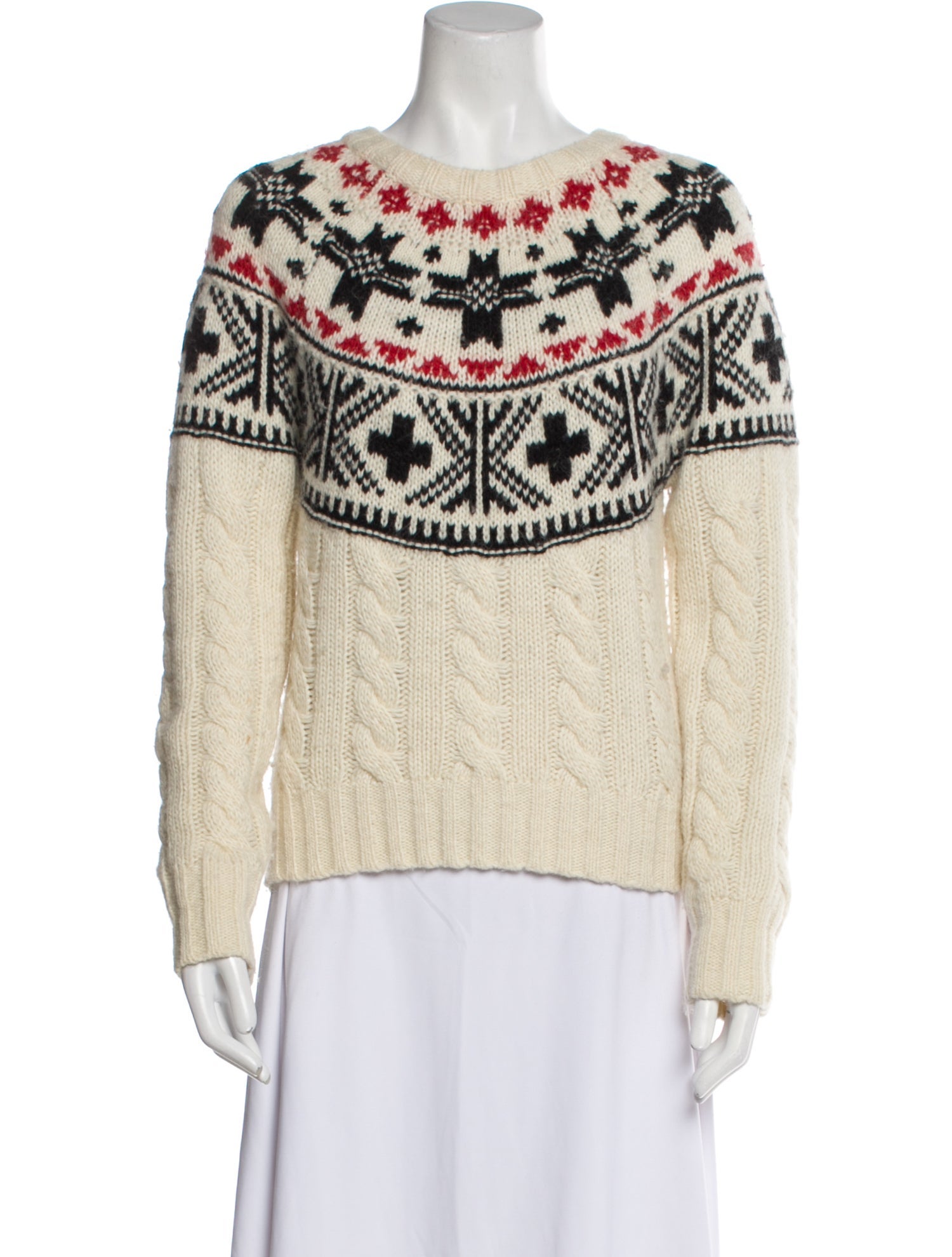 Polo Ralph Lauren Wool Printed Sweater