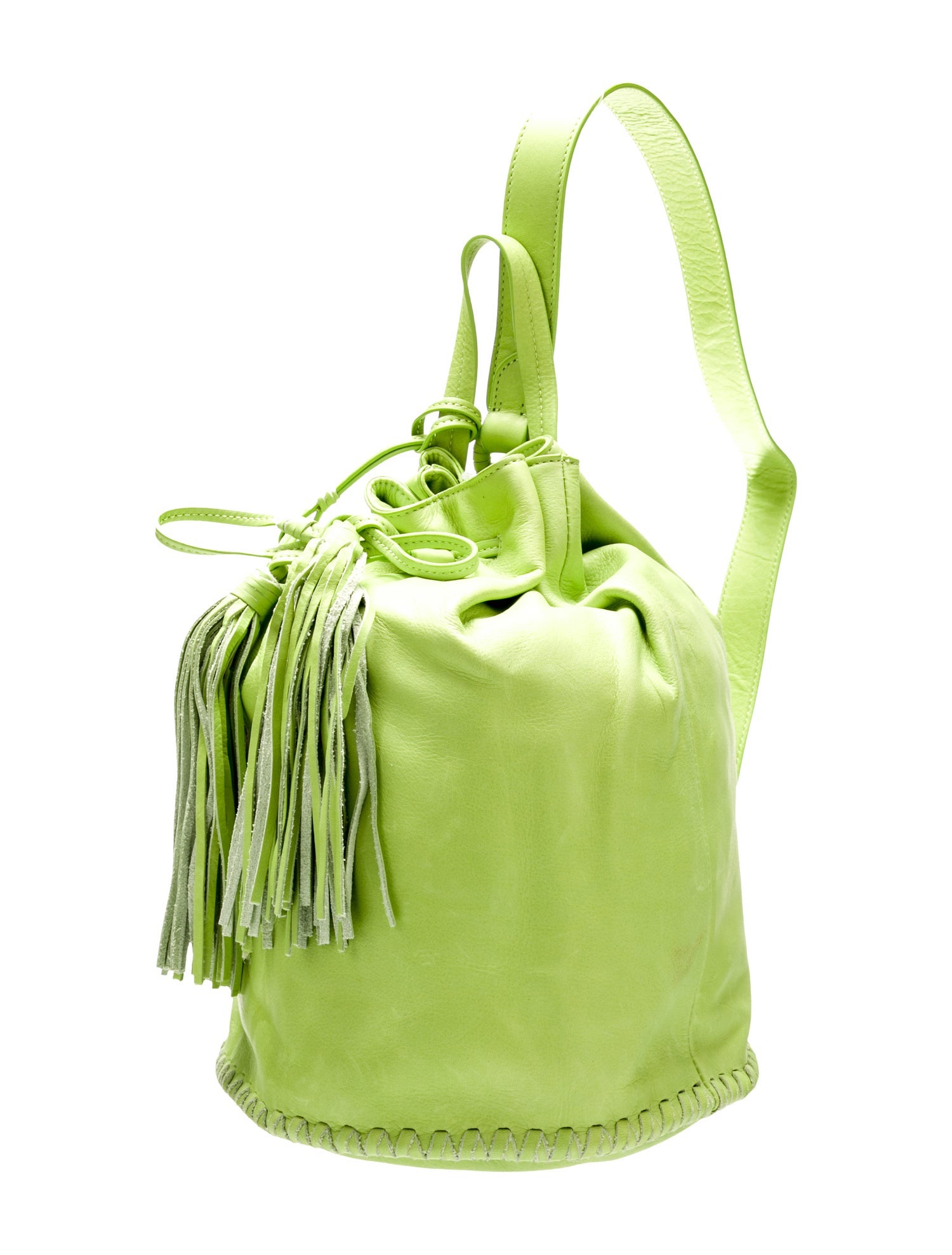 Polo Ralph Lauren Leather Bucket Bag w/ Tags