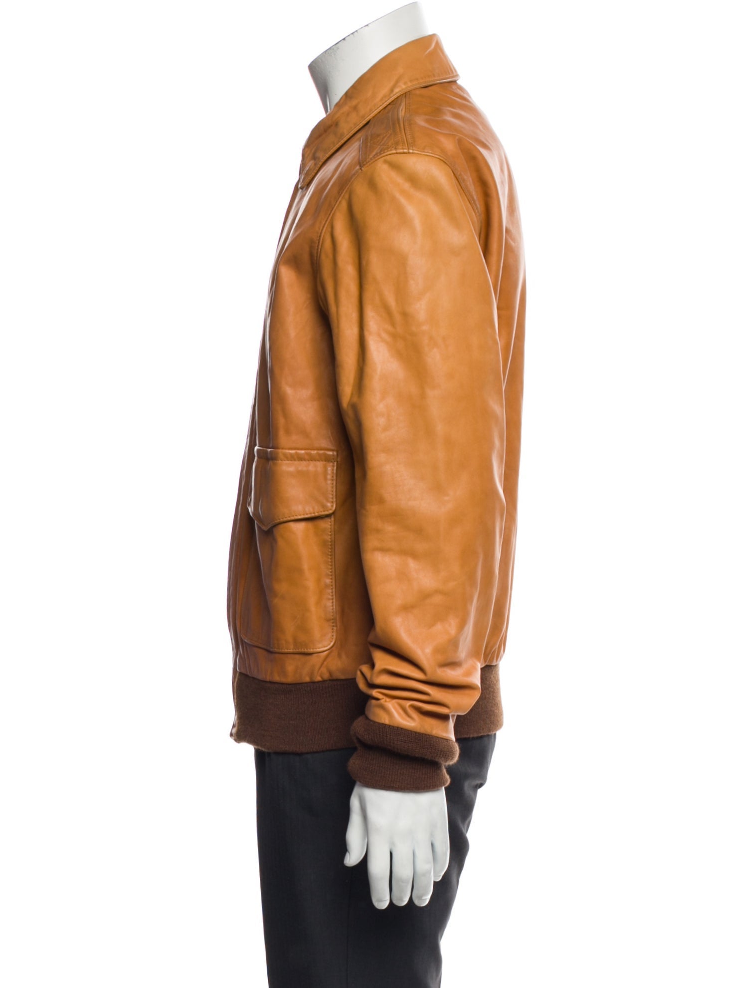 Polo Ralph Lauren Leather Bomber Jacket