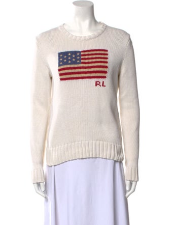 Polo Ralph Lauren Graphic Print Crew Neck Sweater