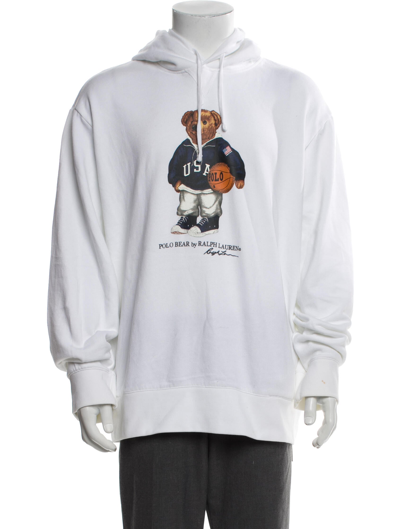 Polo Ralph Lauren Graphic Print Crew Neck Hoodie