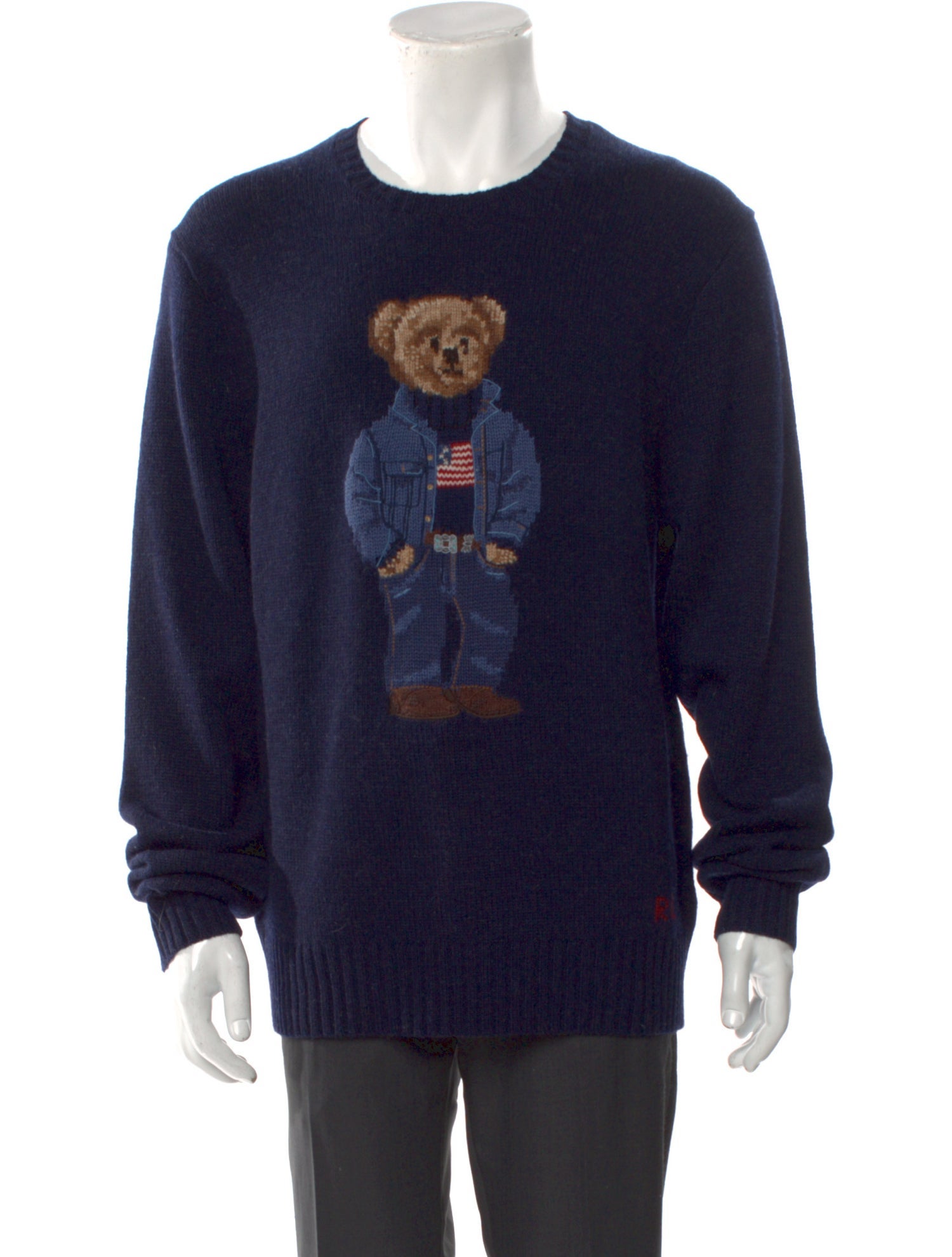 Polo Ralph Lauren Lambswool Graphic Print Pullover