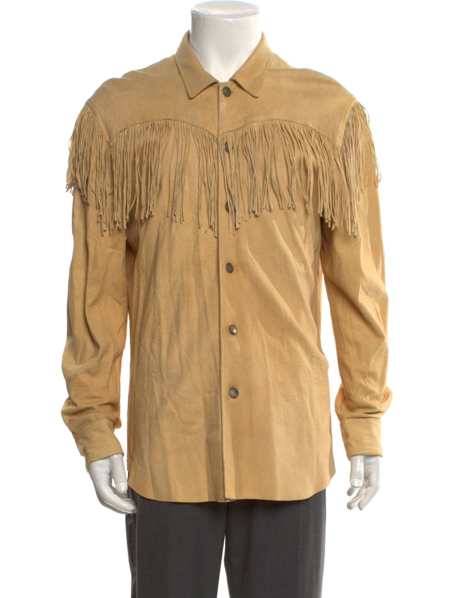 Polo Ralph Lauren Leather Long Sleeve Shirt