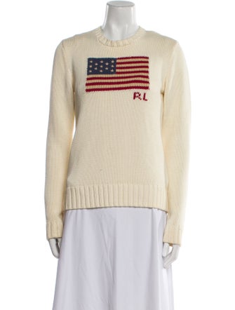 Polo Ralph Lauren Graphic Print Crew Neck Sweater