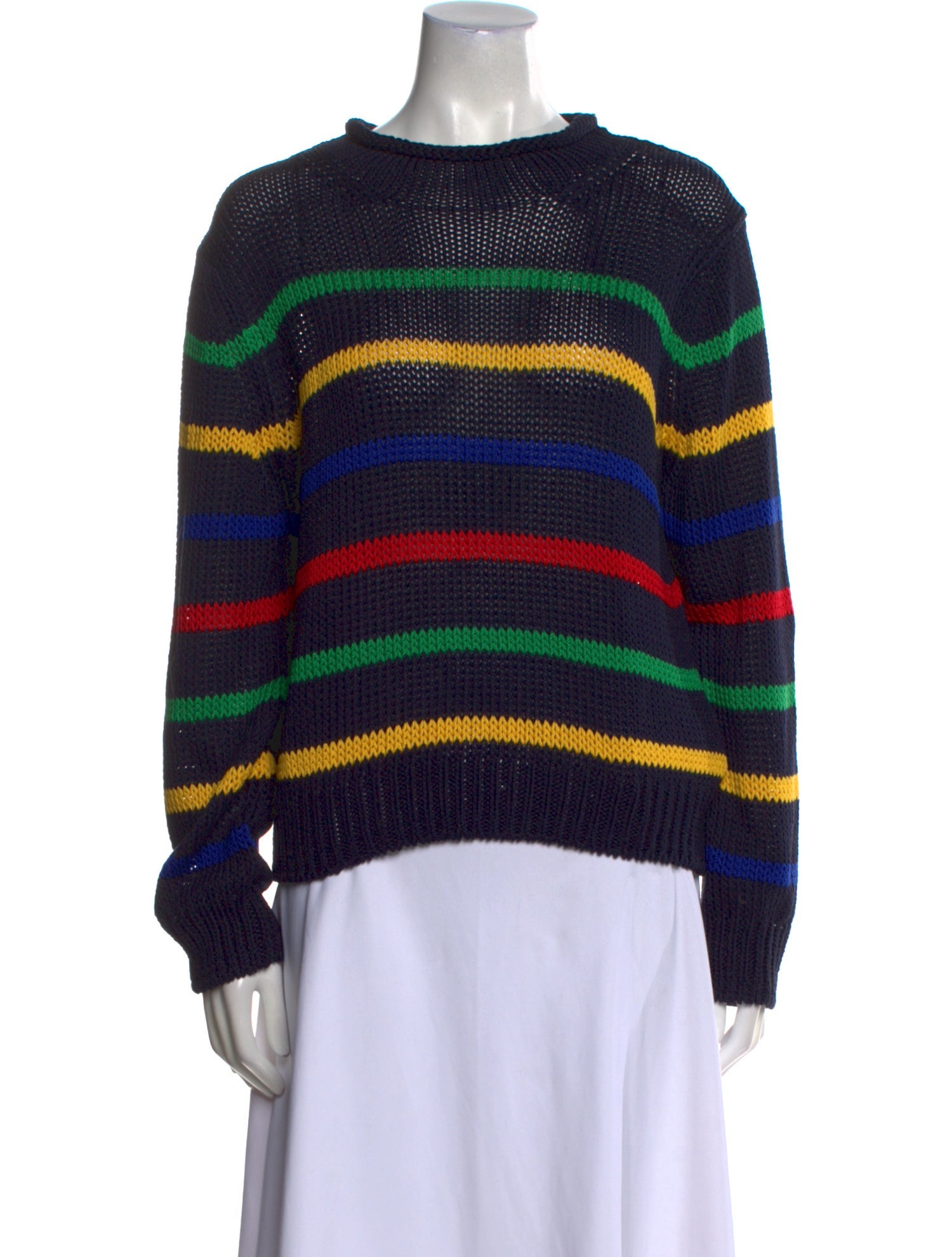 Polo Ralph Lauren Striped Mock Neck Sweater