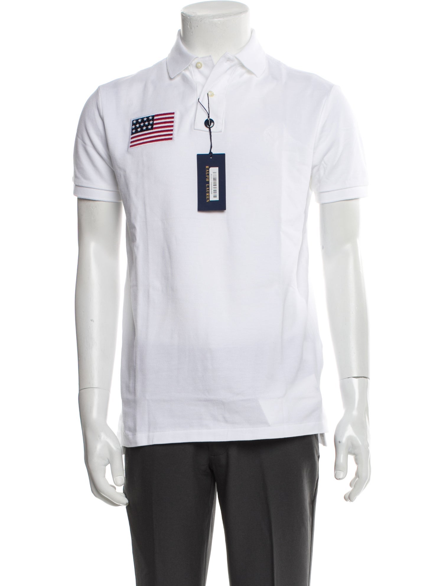 Polo Ralph Lauren Graphic Print Crew Neck Polo Shirt w/ Tags