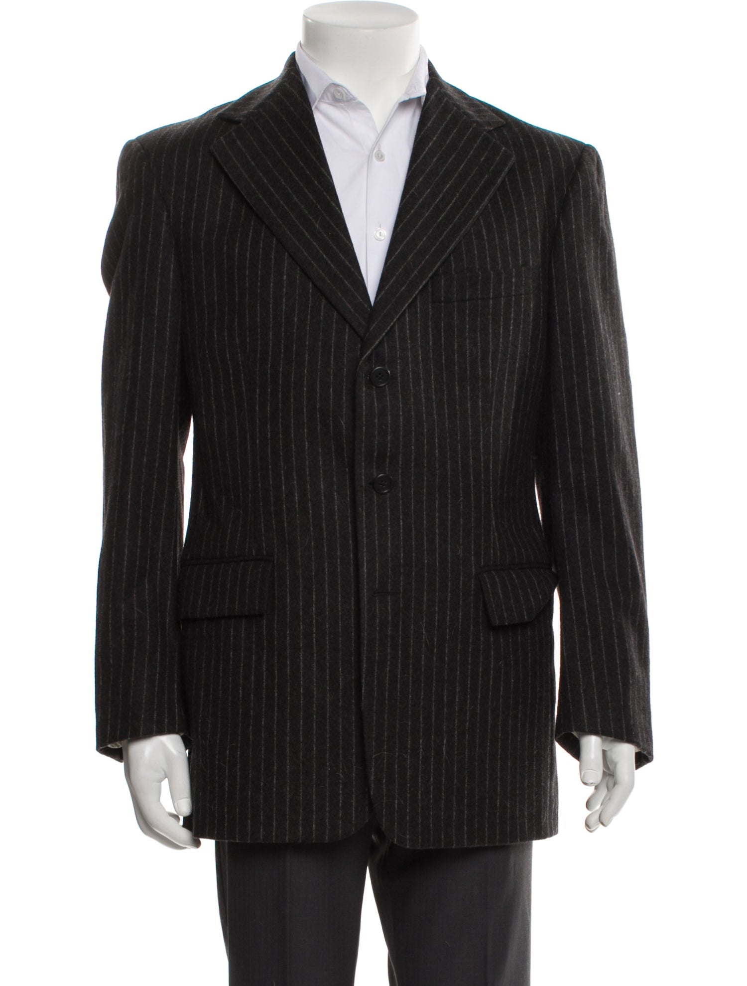 Polo Ralph Lauren Striped Embroidered Accent Blazer