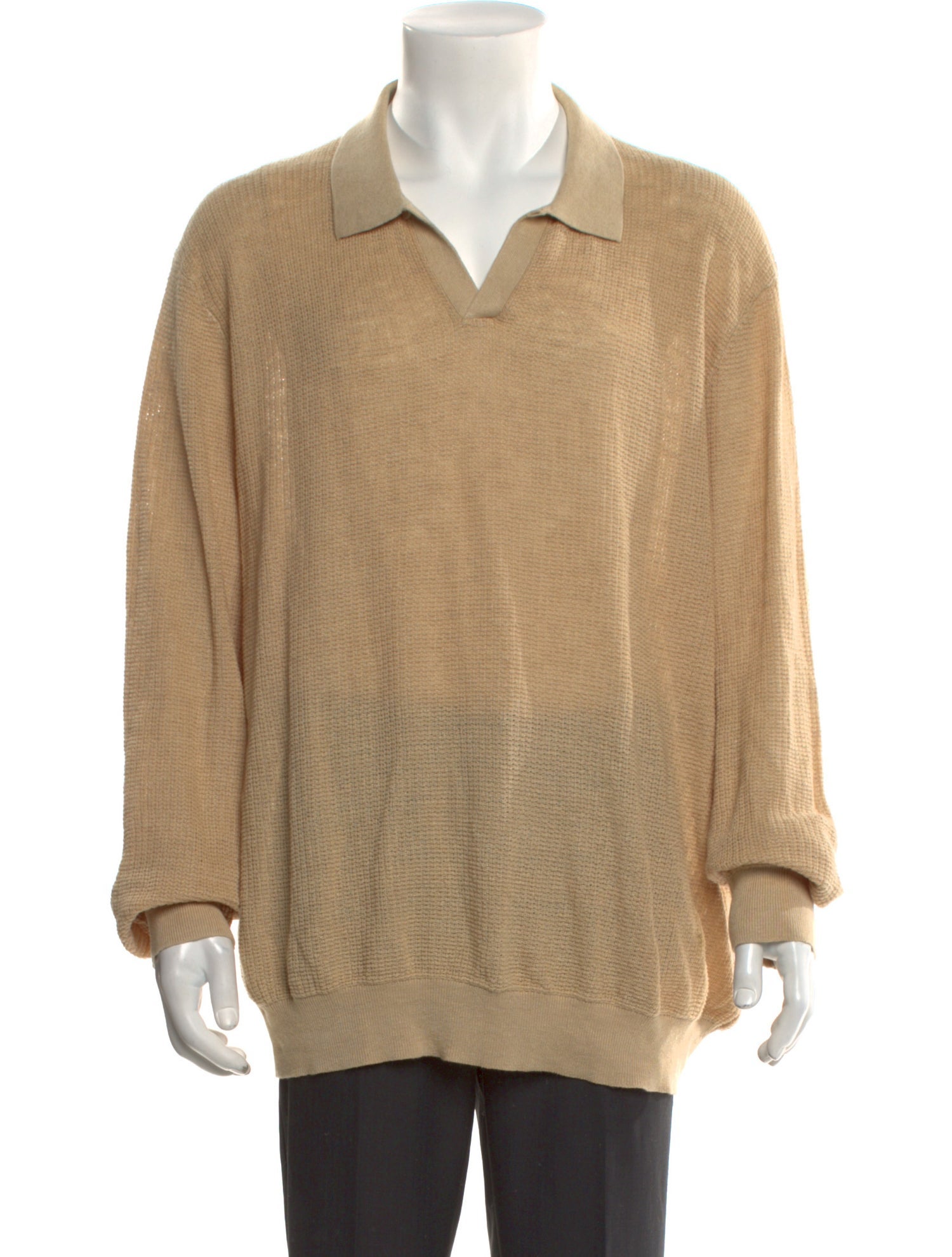 Polo Ralph Lauren Linen V-Neck Polo Sweater