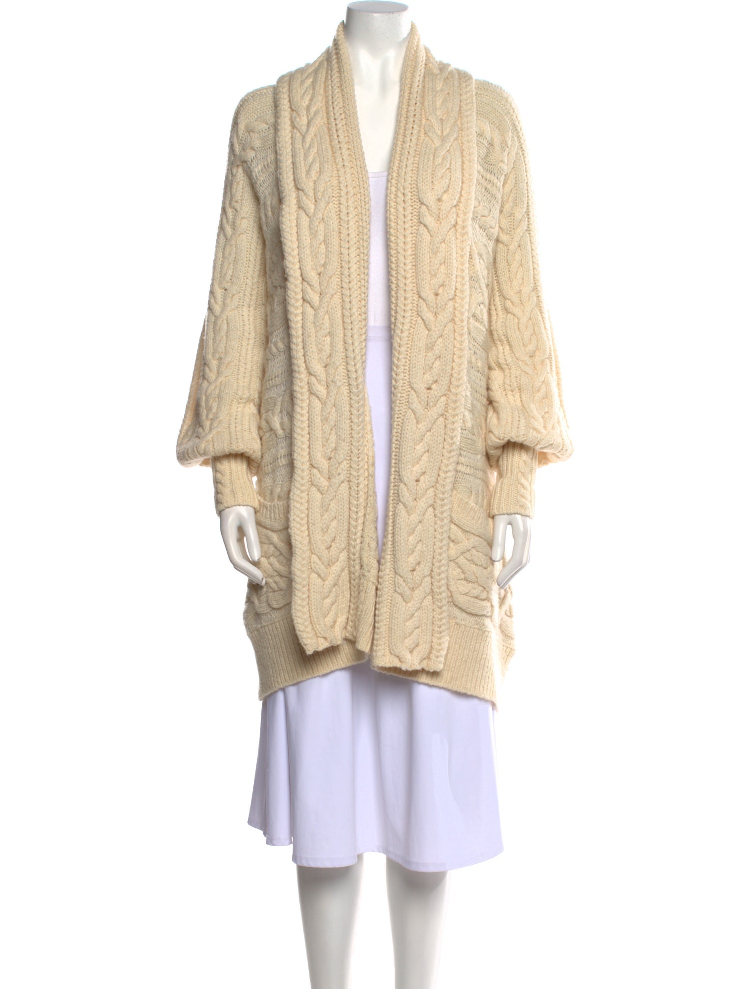 Polo Ralph Lauren Merino Wool Open Front Sweater