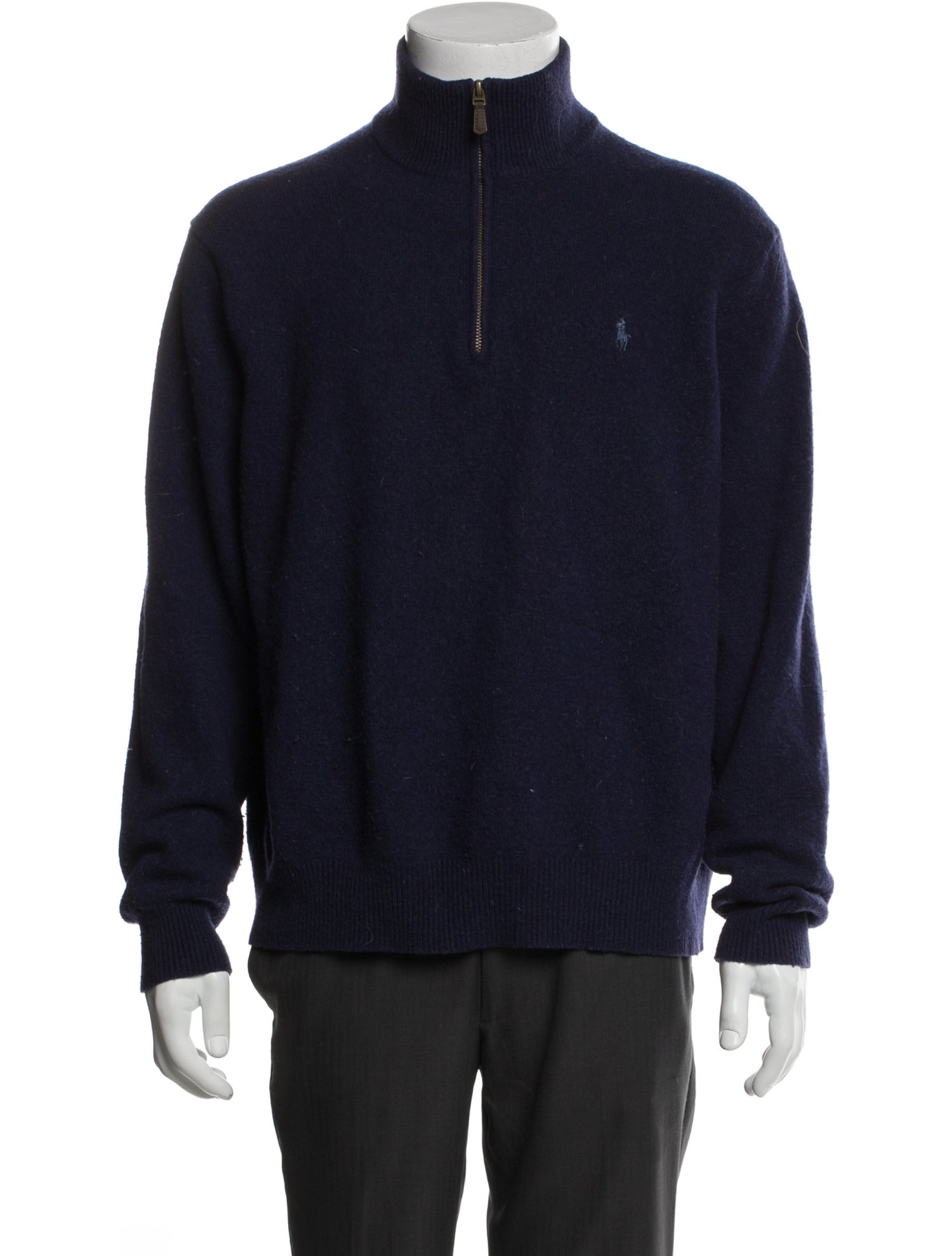 Polo Ralph Lauren Merino Wool Mock Neck Pullover