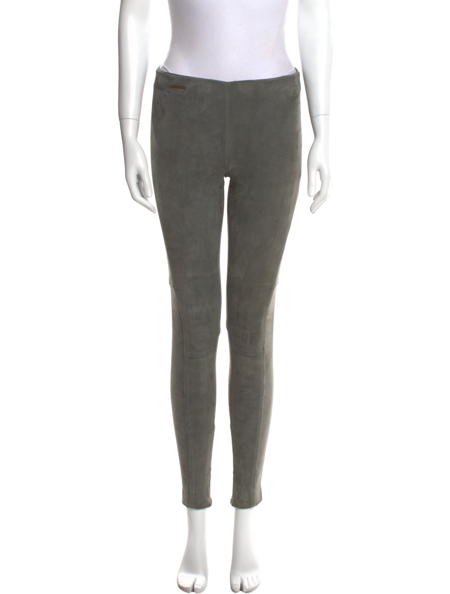 Polo Ralph Lauren Lambskin Skinny Leg Pants