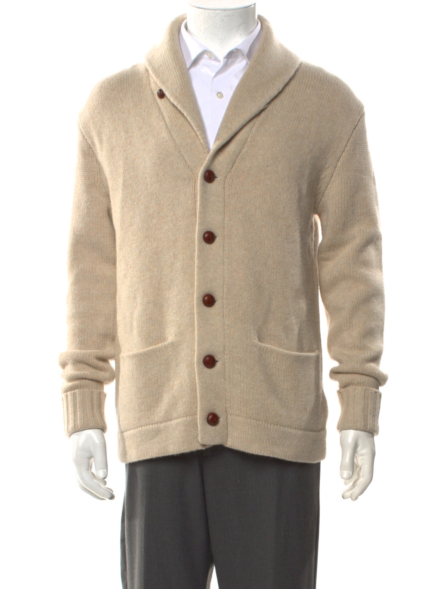 Polo Ralph Lauren Wool Collar Cardigan