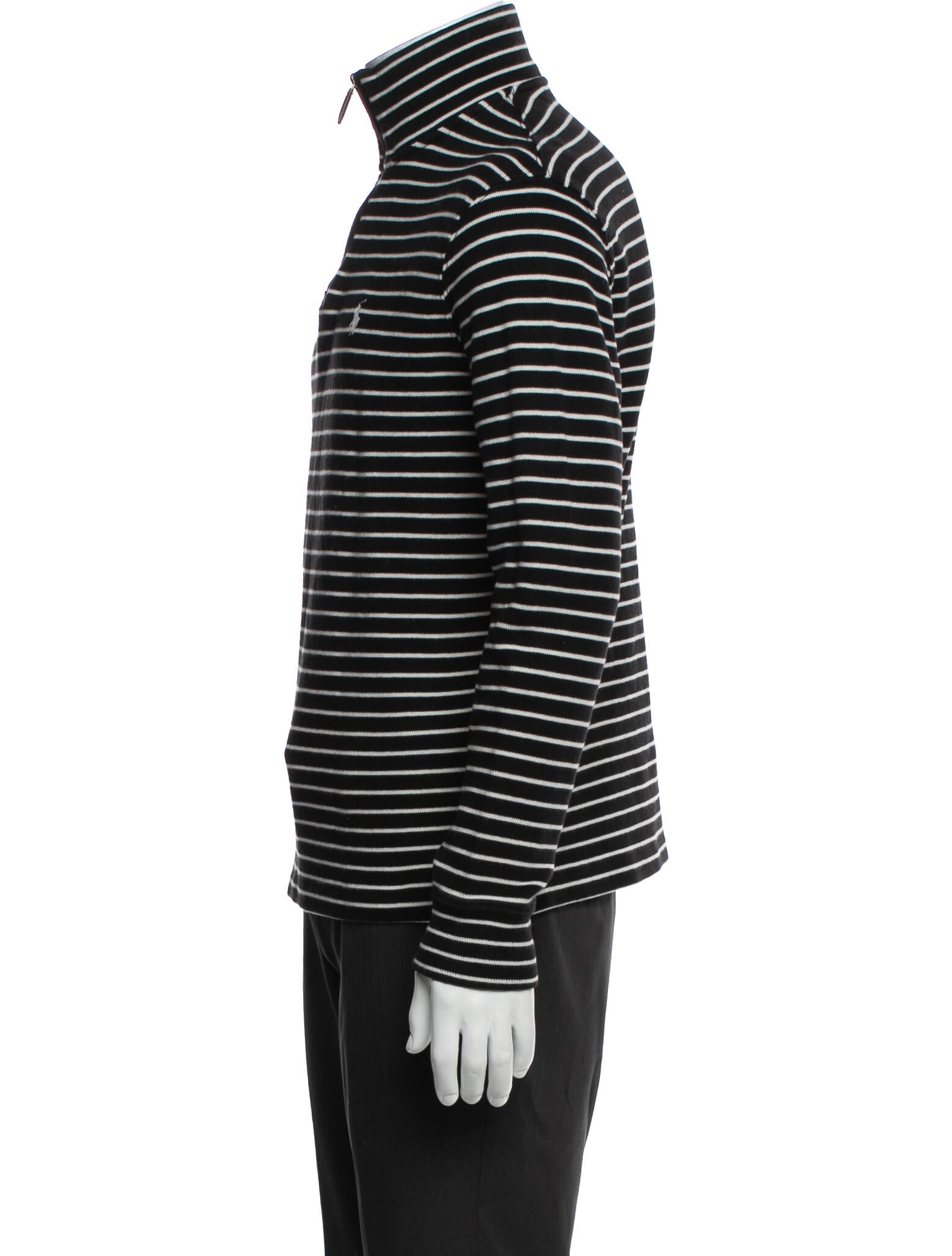 Polo Ralph Lauren Striped Turtleneck Cardigan