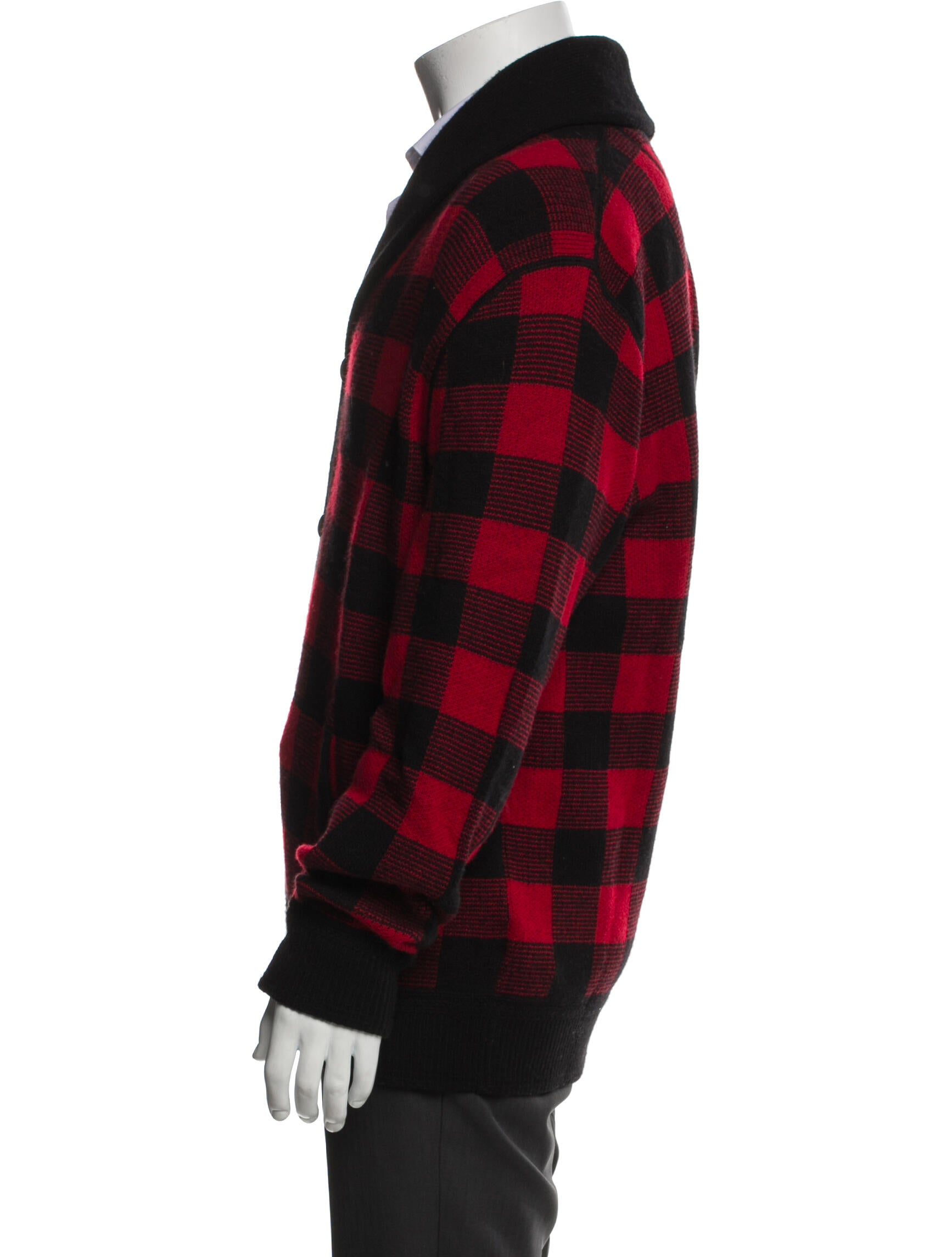 Polo Ralph Lauren Plaid Print V-Neck Cardigan