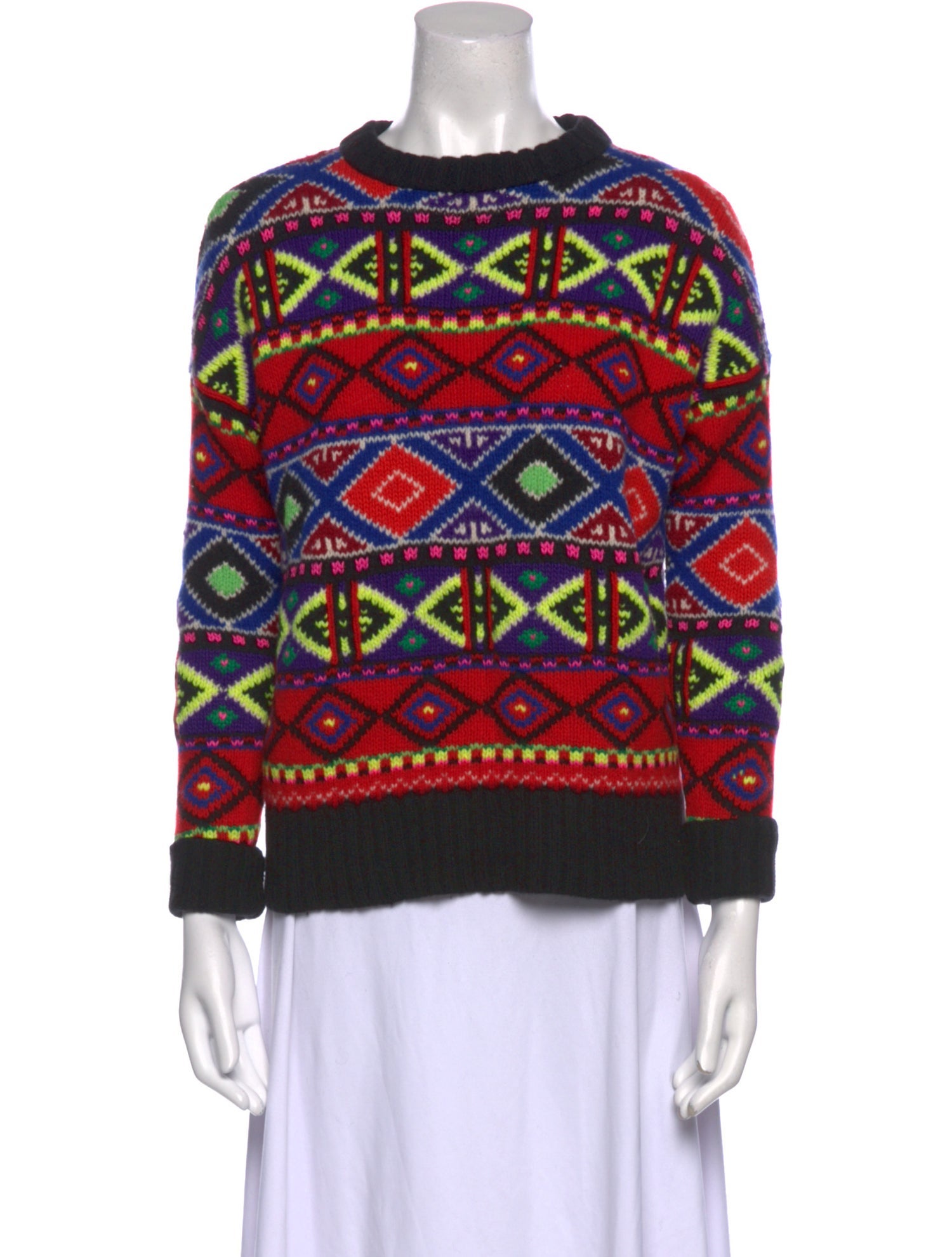 Polo Ralph Lauren Merino Wool Printed Sweater