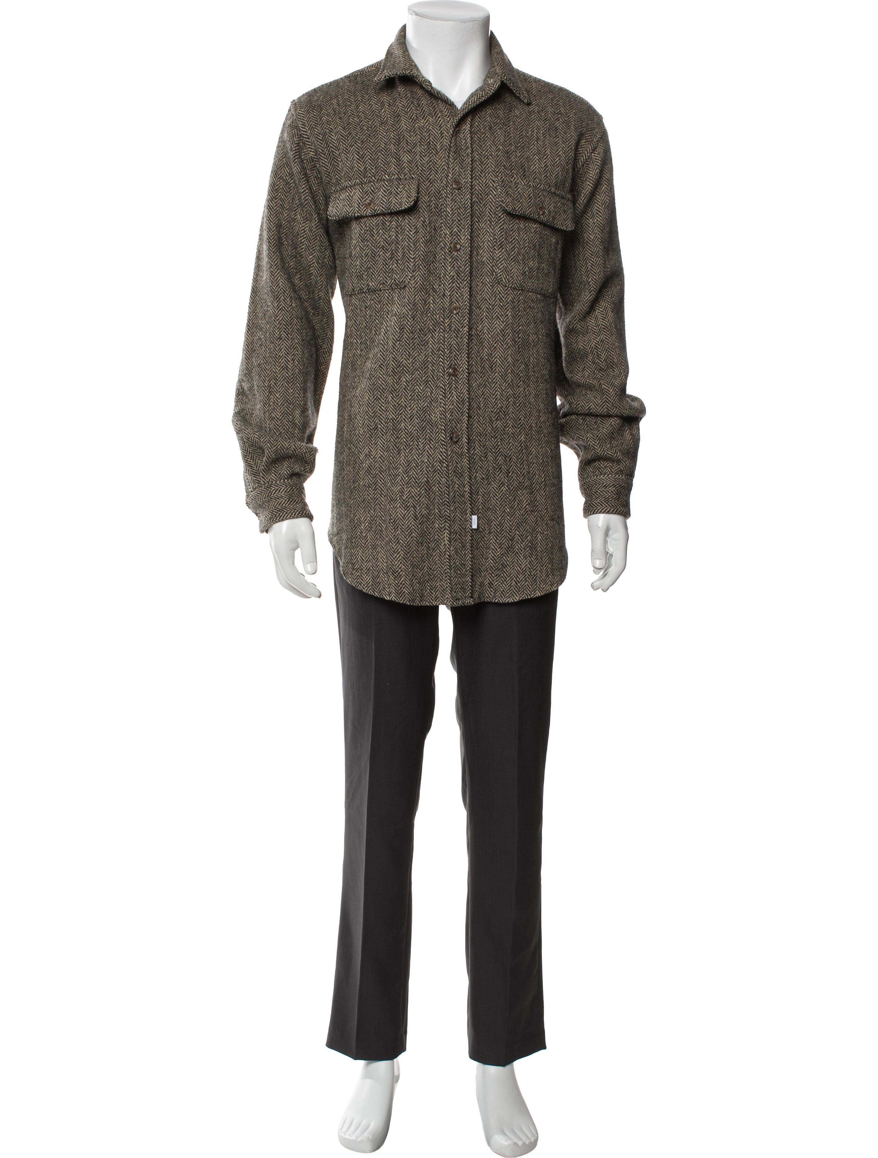 Polo Ralph Lauren Wool Striped Trucker Jacket