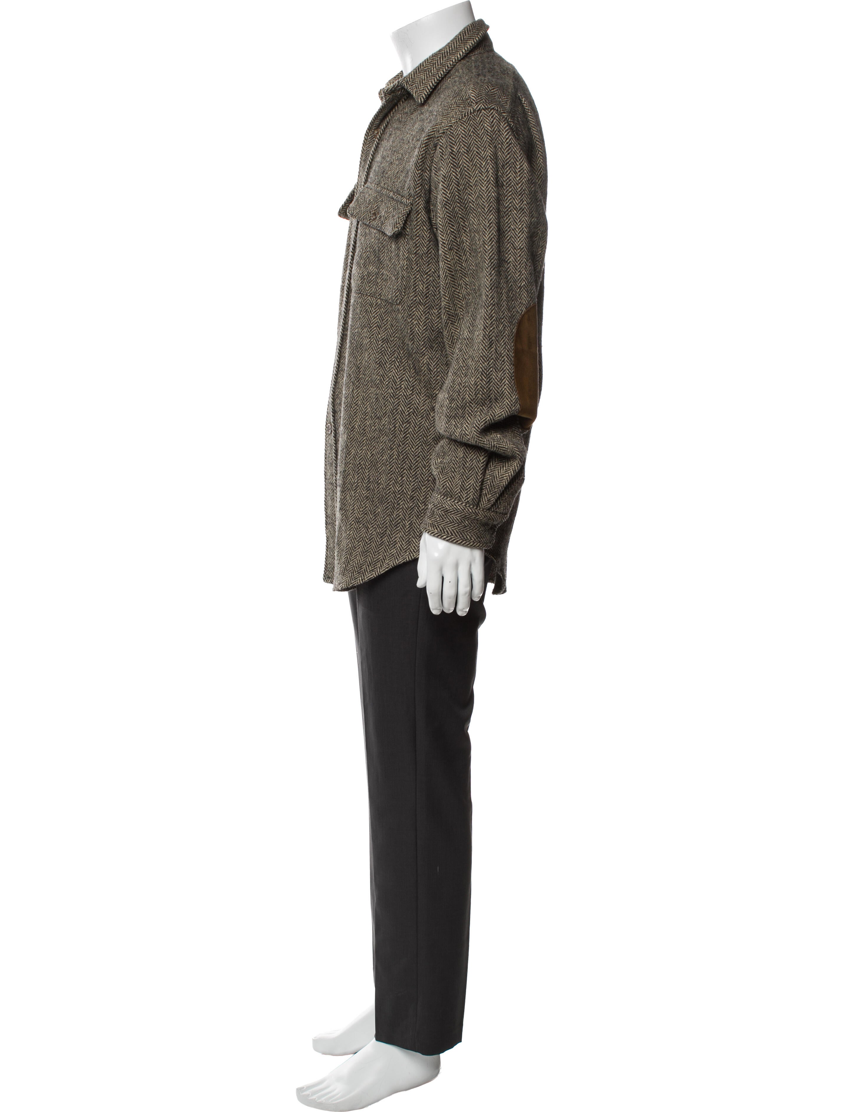 Polo Ralph Lauren Wool Striped Trucker Jacket