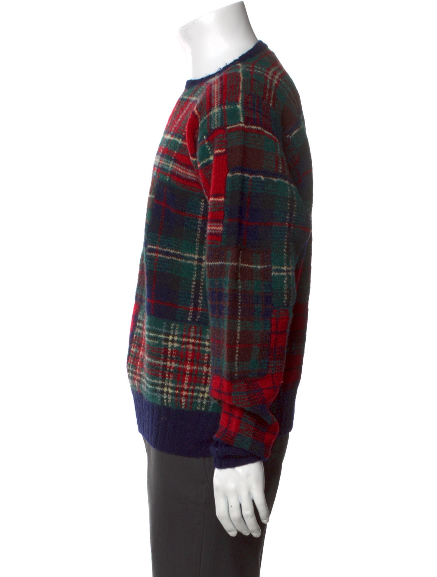 Polo Ralph Lauren Wool Plaid Print Pullover