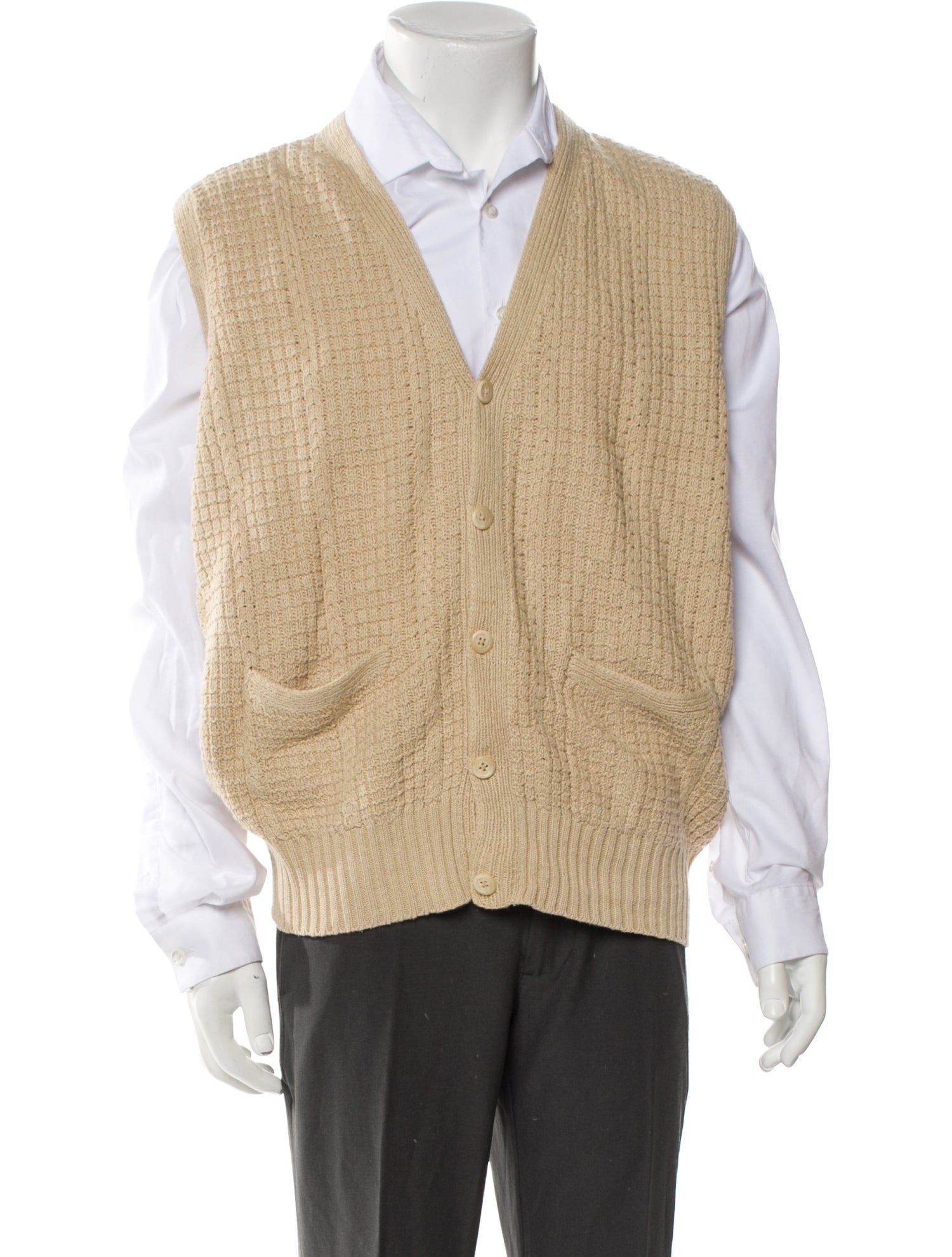 Polo Ralph Lauren Silk V-Neck Sweater Vest