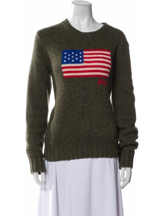 Polo Ralph Lauren Graphic Print Crew Neck Sweater