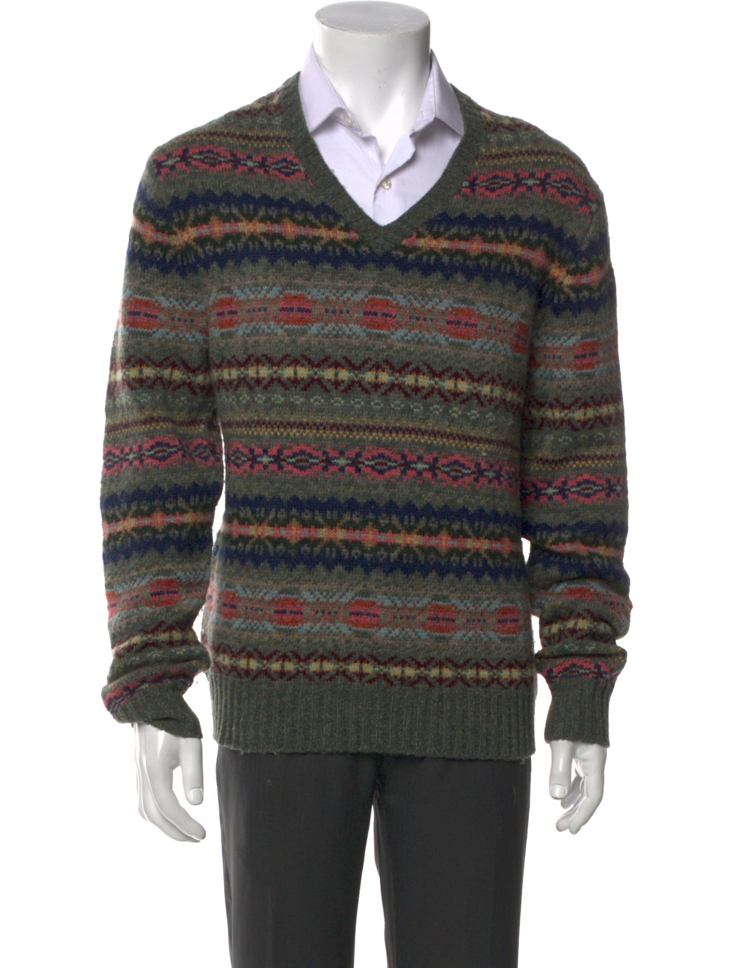 Polo Ralph Lauren Wool Striped Cardigan