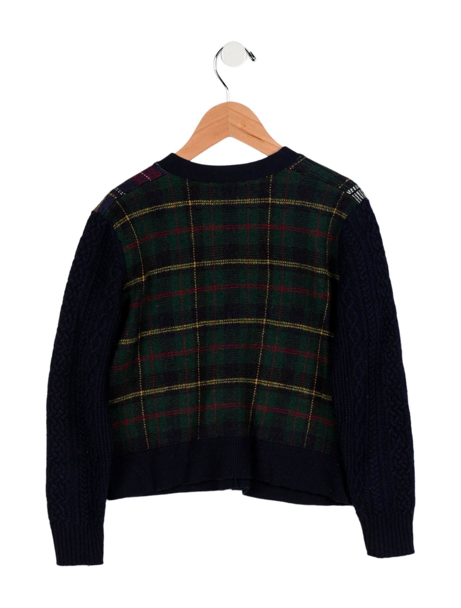 Polo Ralph Lauren Kids' Checkprint Knit Cardigan