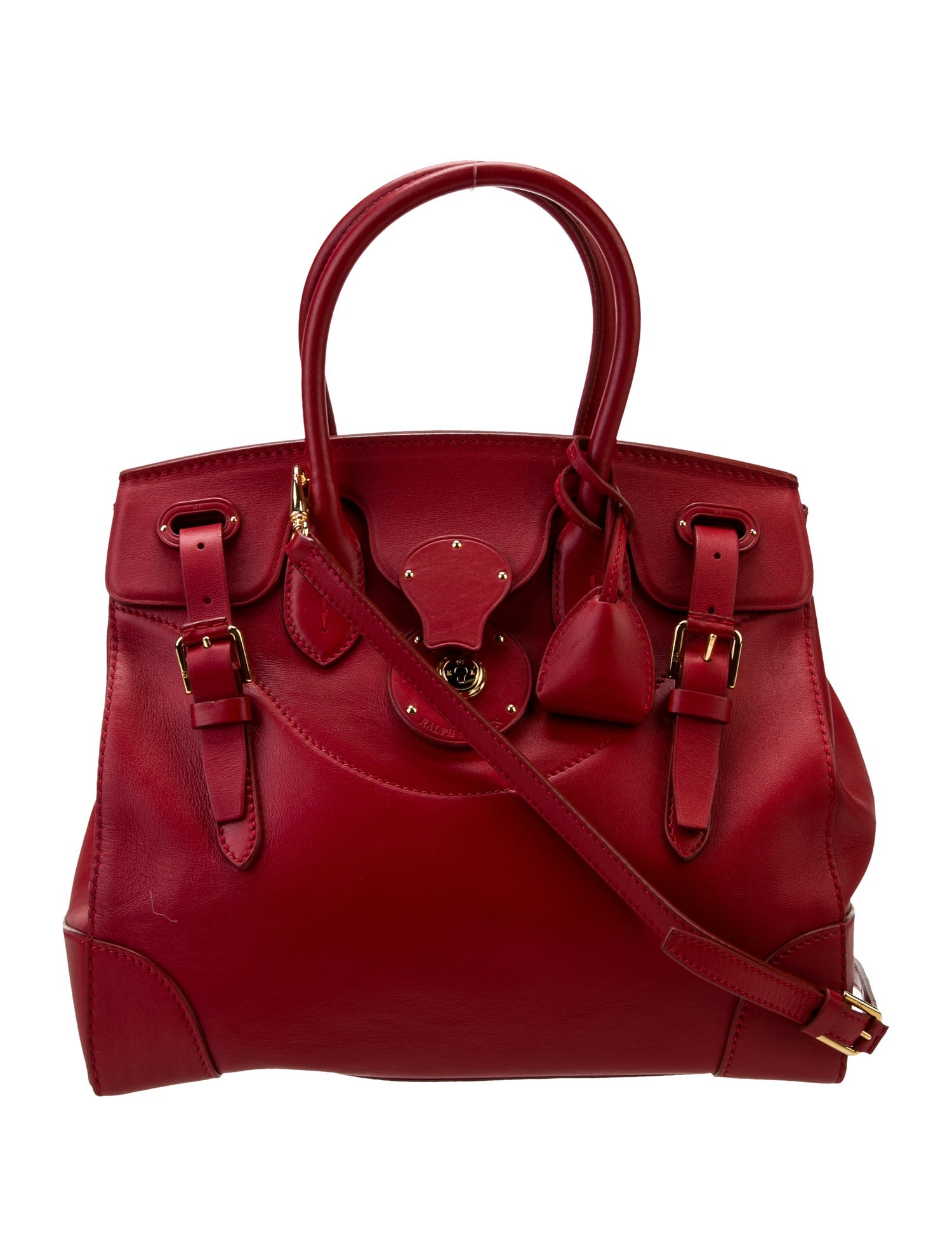 Polo Ralph Lauren Leather Top Handle Bag