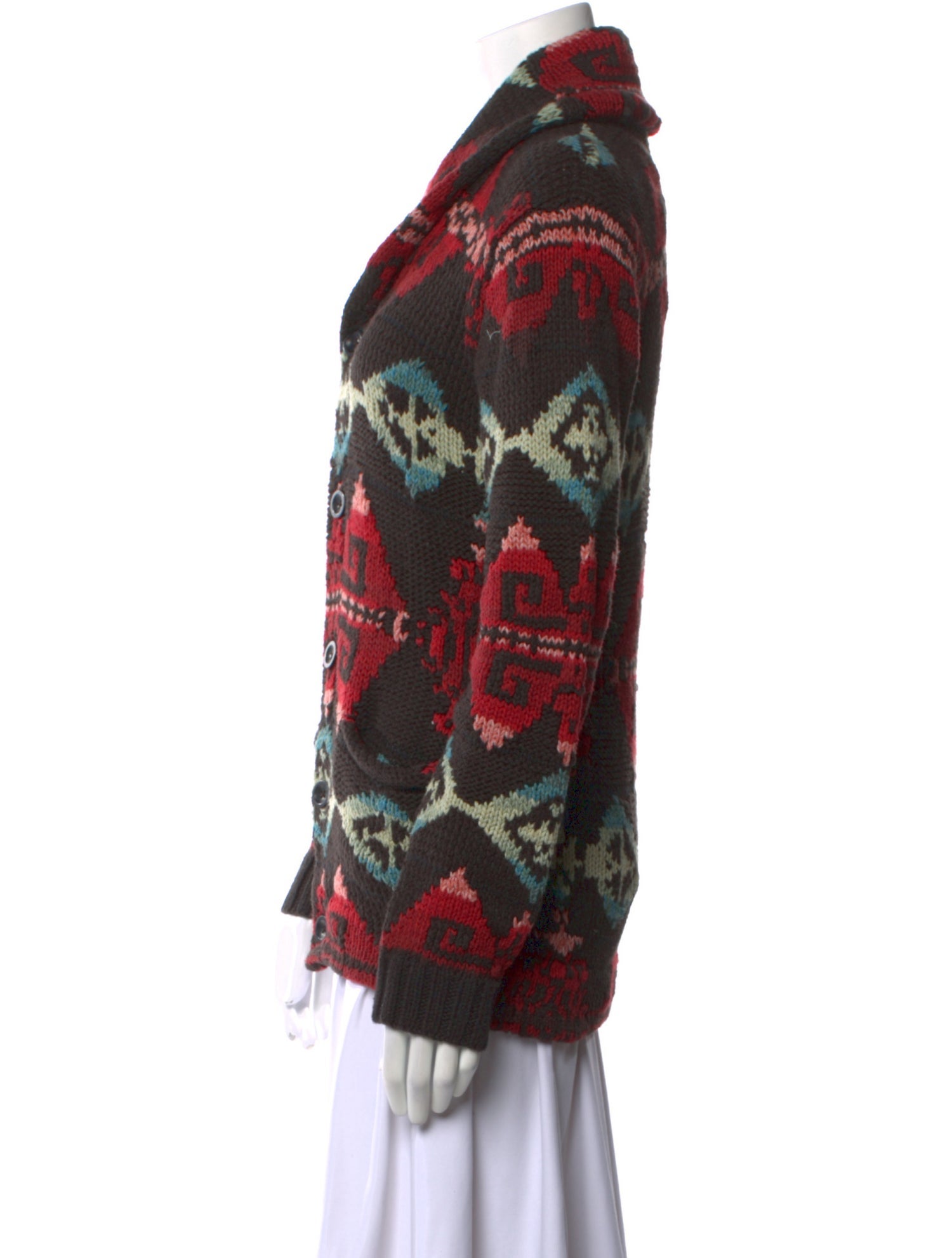 Polo Ralph Lauren Printed V-Neck Sweater