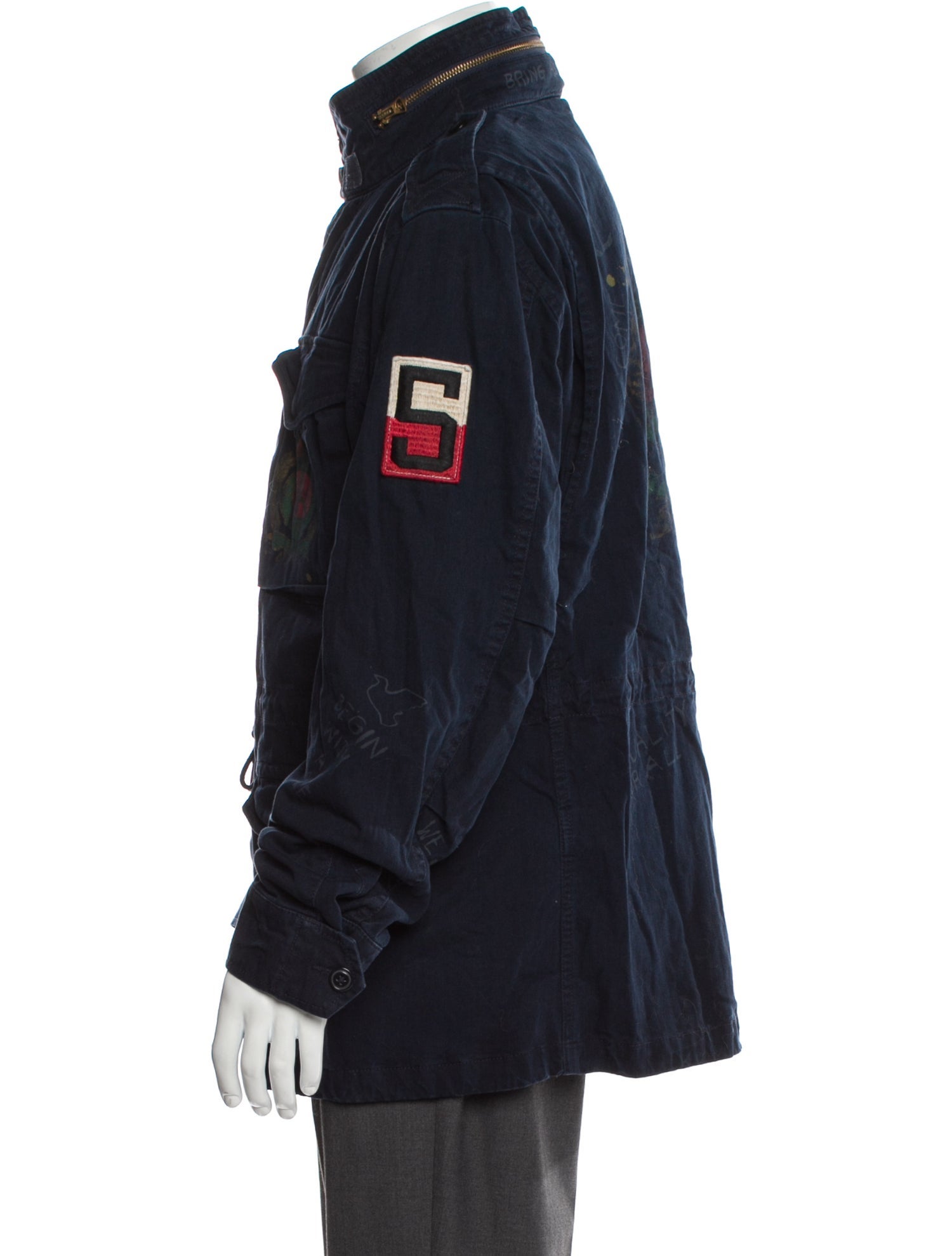 Polo Ralph Lauren Plaid Print Utility Jacket