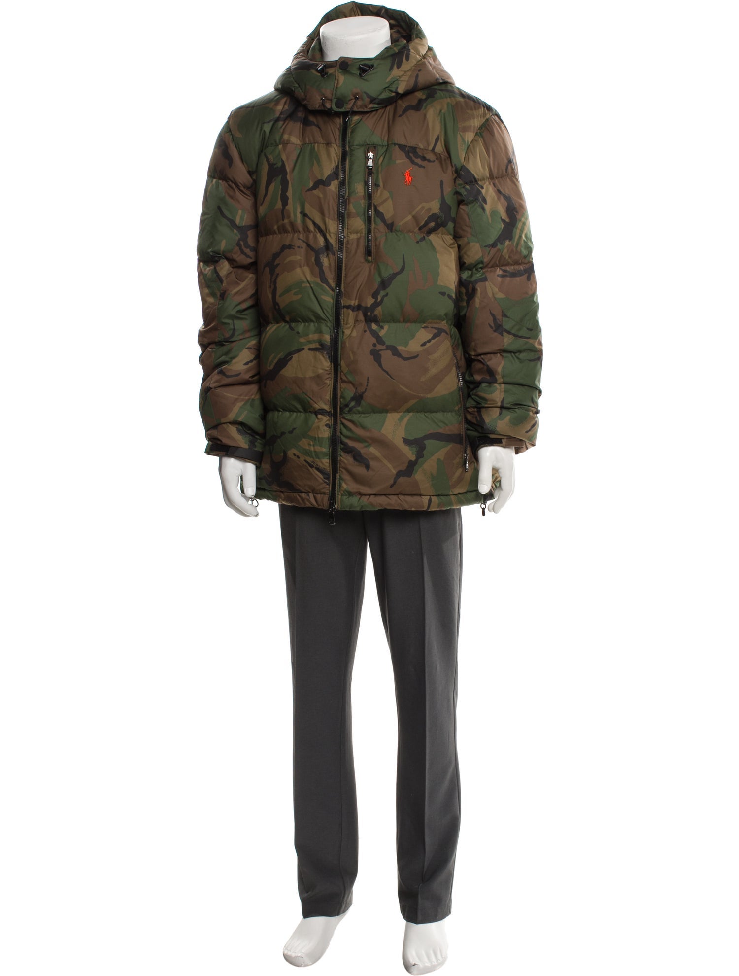Polo Ralph Lauren Down Camouflage Print Parka w/ Tags