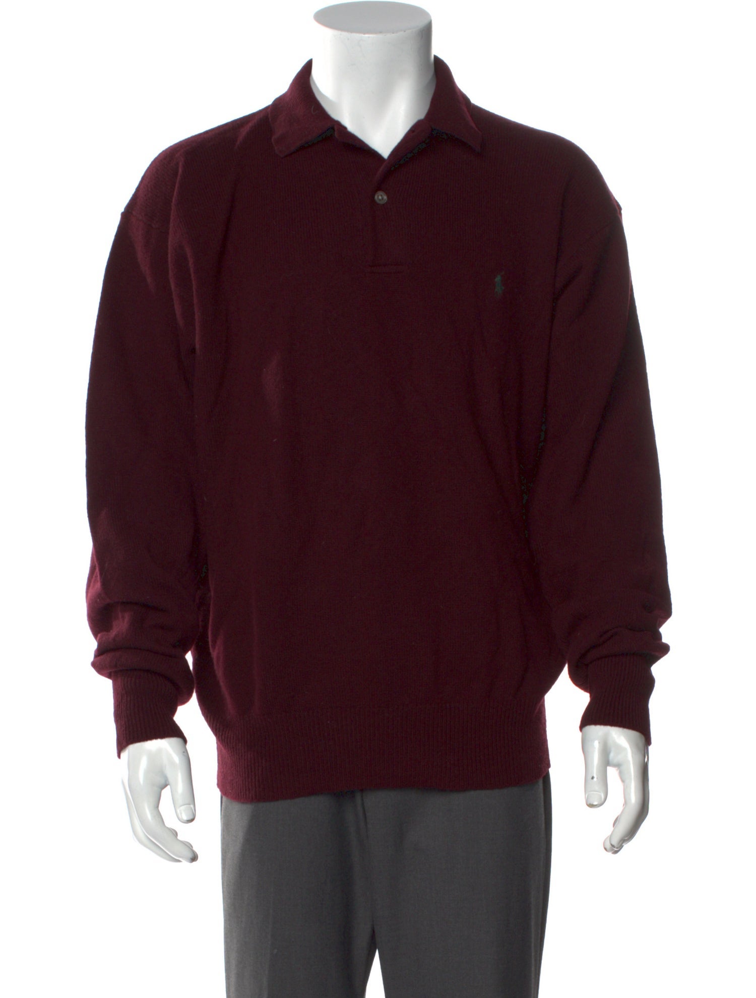 Polo Ralph Lauren Lambswool Collar Polo Sweater