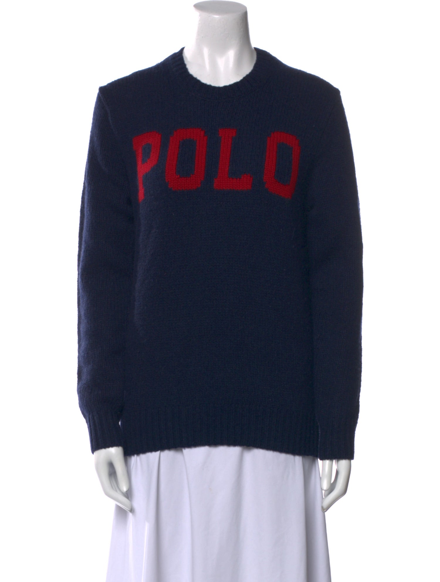 Polo Ralph Lauren Wool Graphic Print Sweater