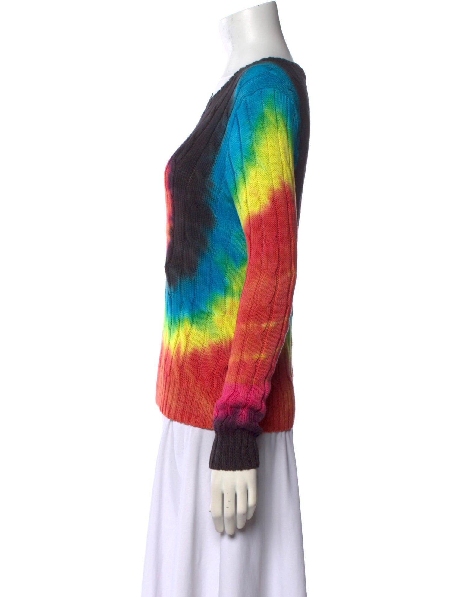 Polo Ralph Lauren Tie-Dye Print Crew Neck Sweater
