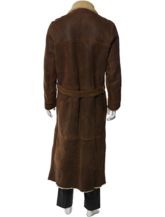 Polo Ralph Lauren Late 1990's - Early 2000's Shearling Trench Coat