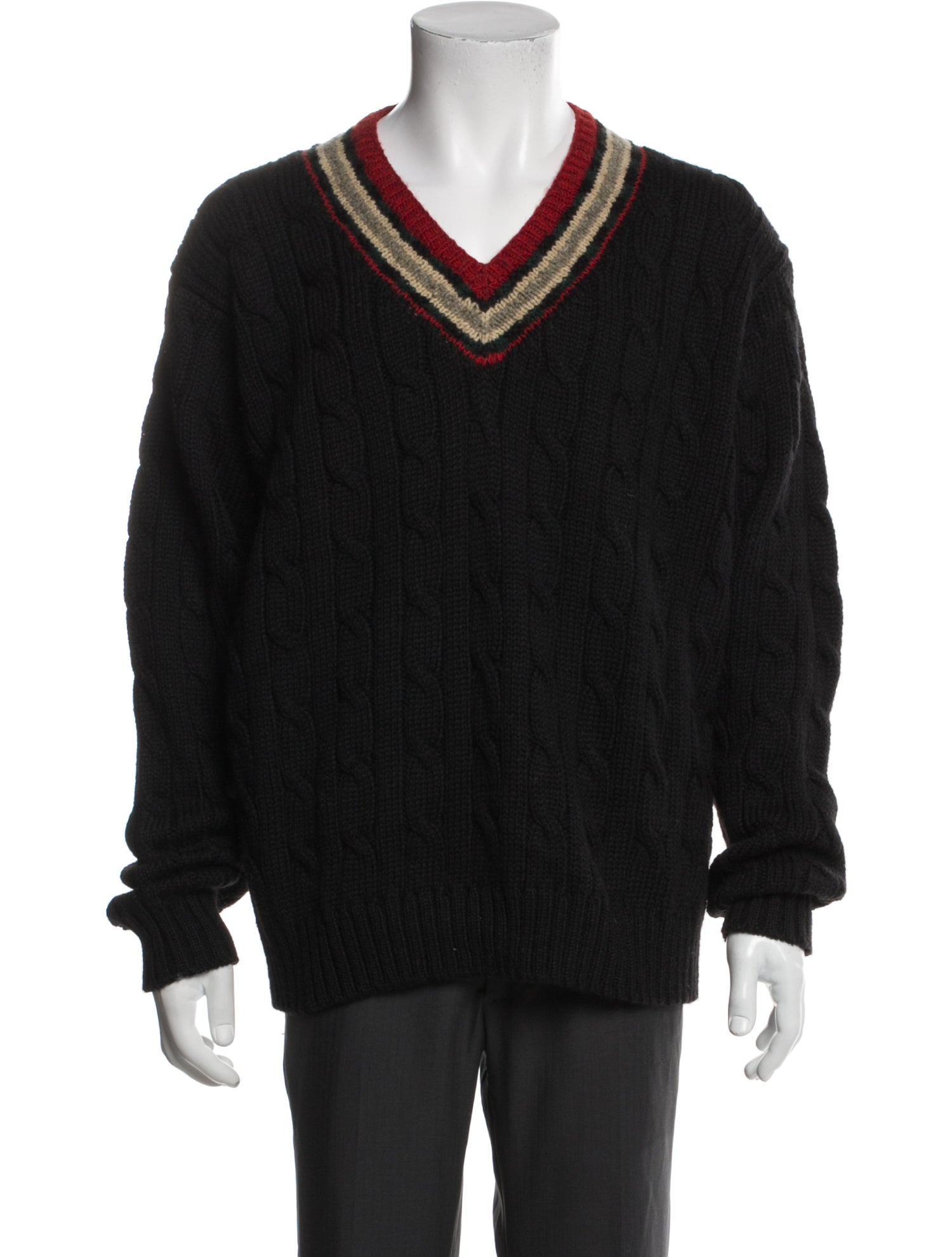 Polo Ralph Lauren Wool Striped Pullover w/ Tags