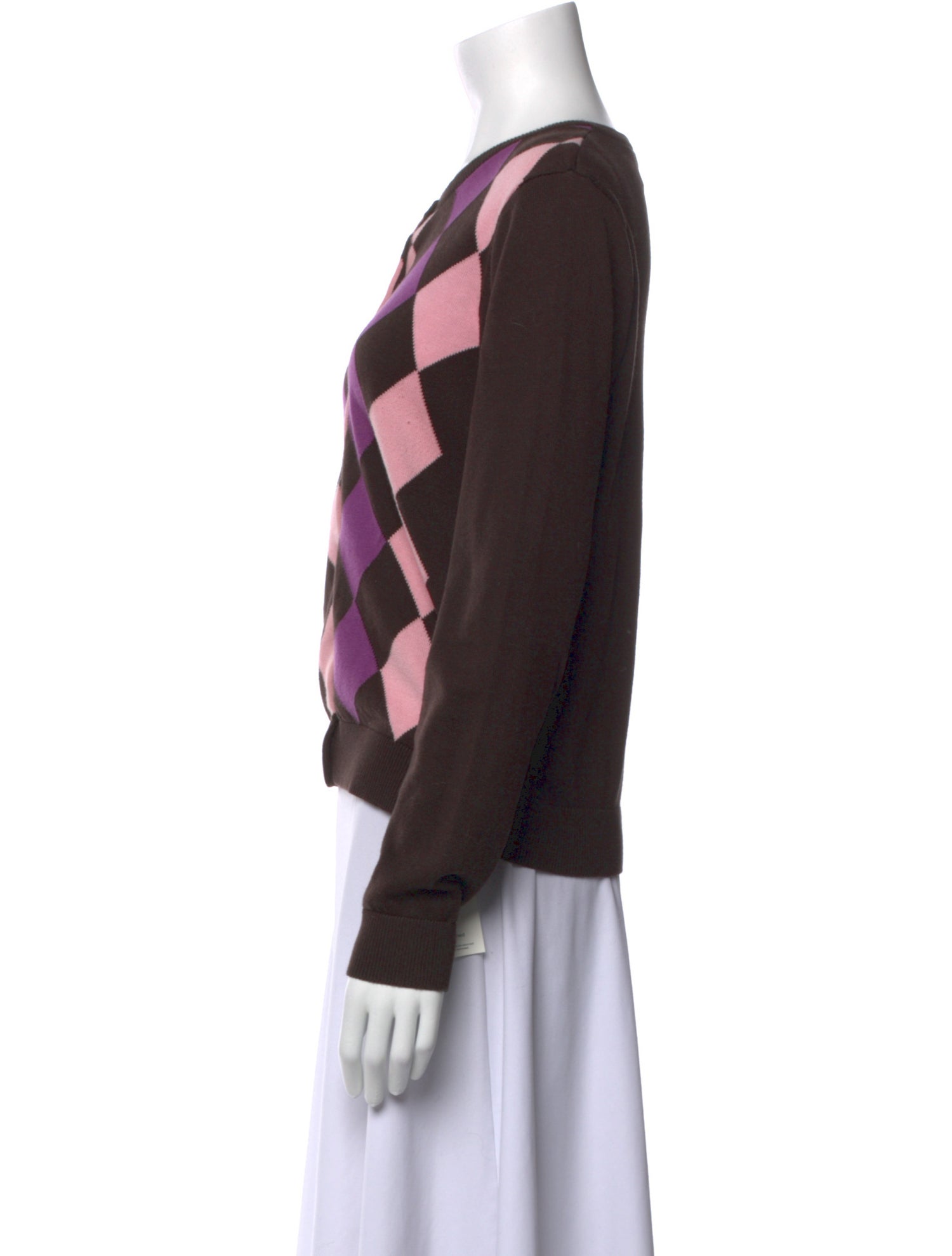 Polo Ralph Lauren Plaid Print Crew Neck Sweater