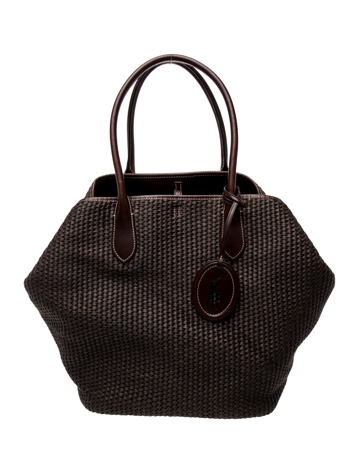 Polo Ralph Lauren Raffia Shoulder Bag