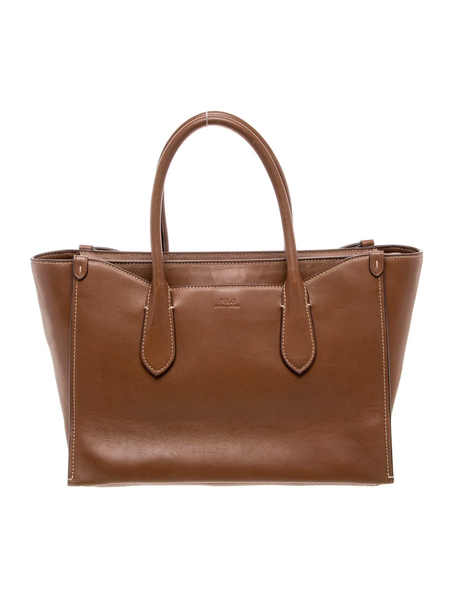 Polo Ralph Lauren Leather Top Handle Bag