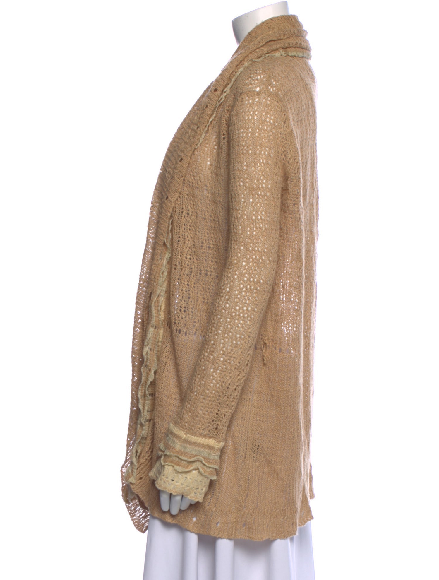 Polo Ralph Lauren Linen Open Front Sweater