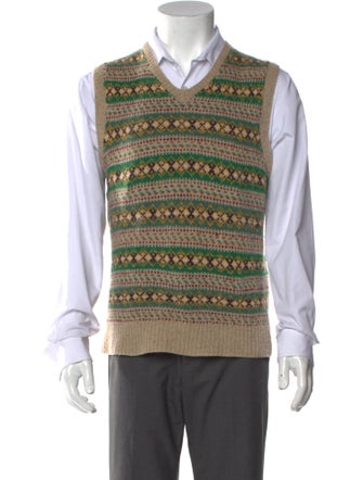 Polo Ralph Lauren Wool Striped Sweater Vest