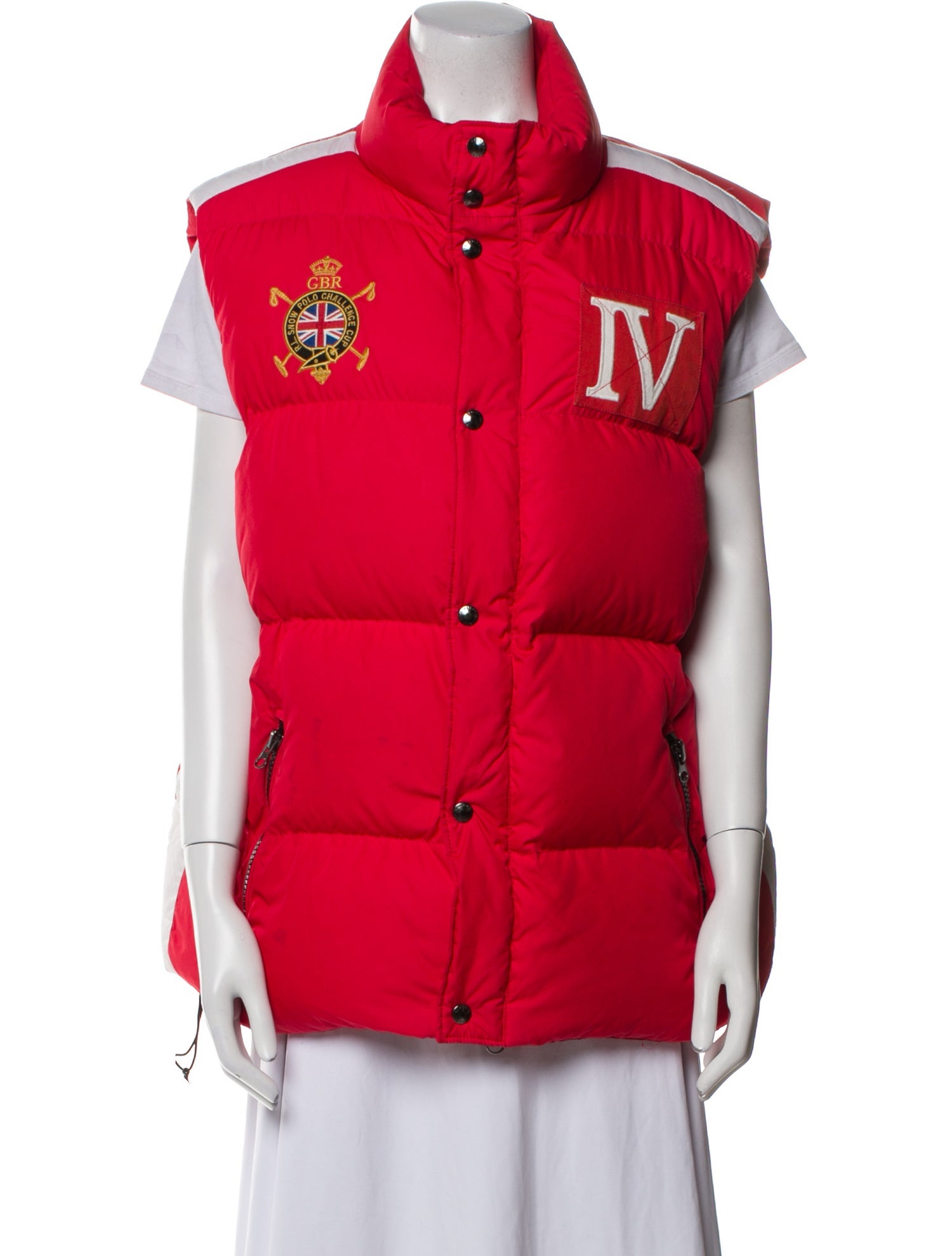 Polo Ralph Lauren Down Graphic Print Vest