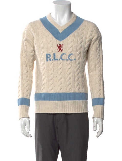 Polo Ralph Lauren Graphic Print V-Neck Pullover