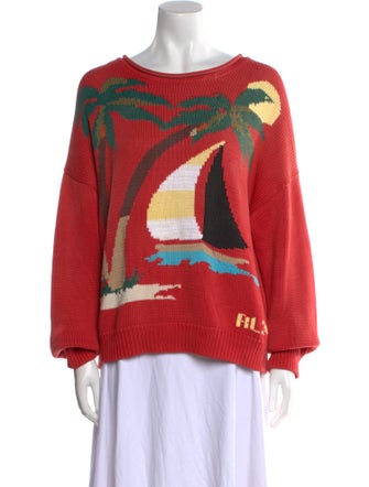 Polo Ralph Lauren Wool Printed Sweater
