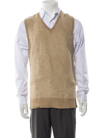 Polo Ralph Lauren Silk V-Neck Sweater Vest