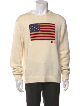 Polo Ralph Lauren Graphic Print Crew Neck Pullover