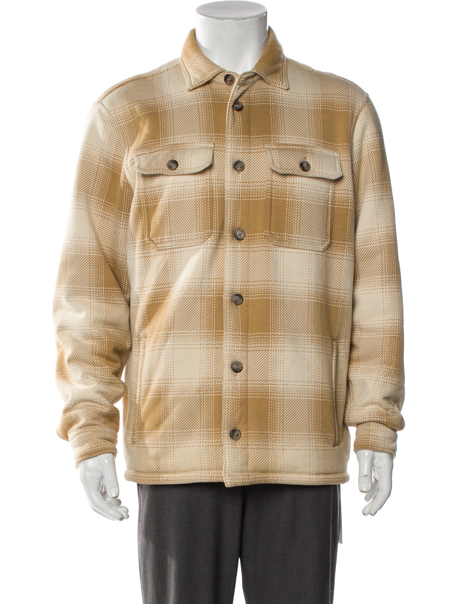 Polo Ralph Lauren Plaid Print Utility Jacket