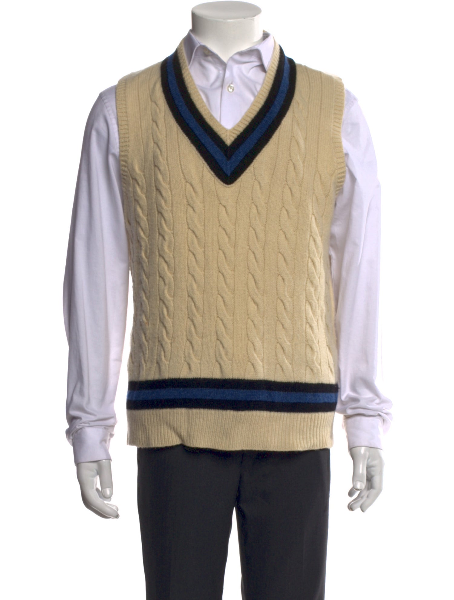 Polo Ralph Lauren Wool Striped Sweater Vest
