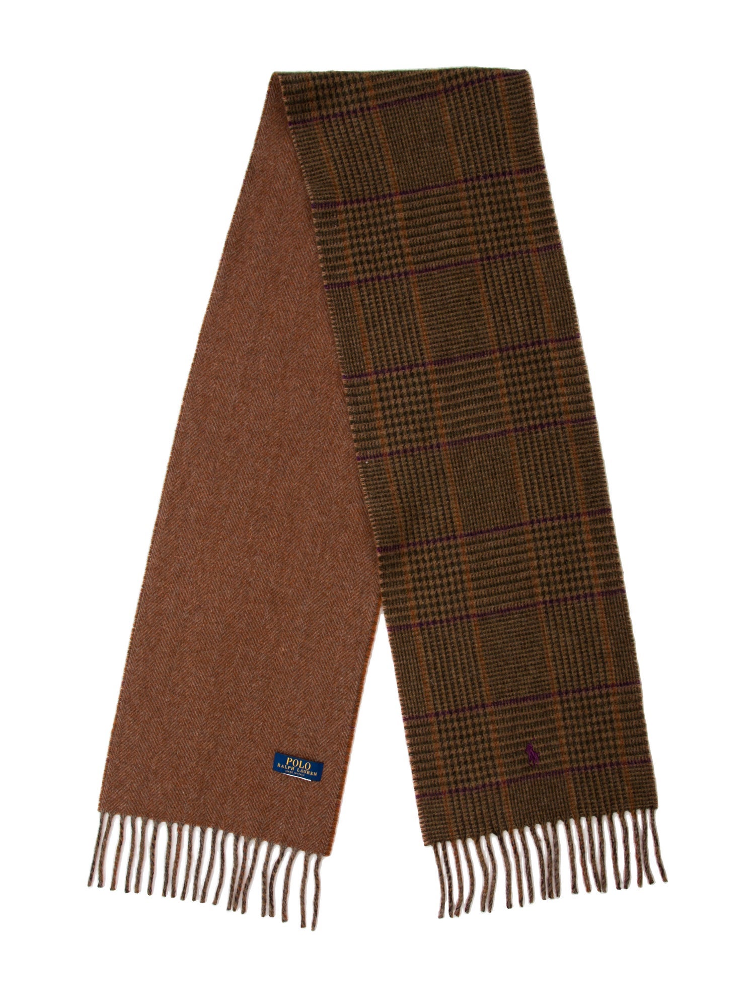 Polo Ralph Lauren Plaid Print Scarf