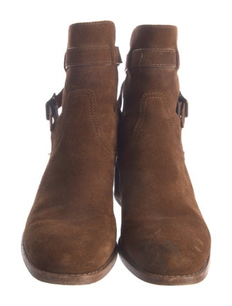 Polo Ralph Lauren Suede Moto Boots